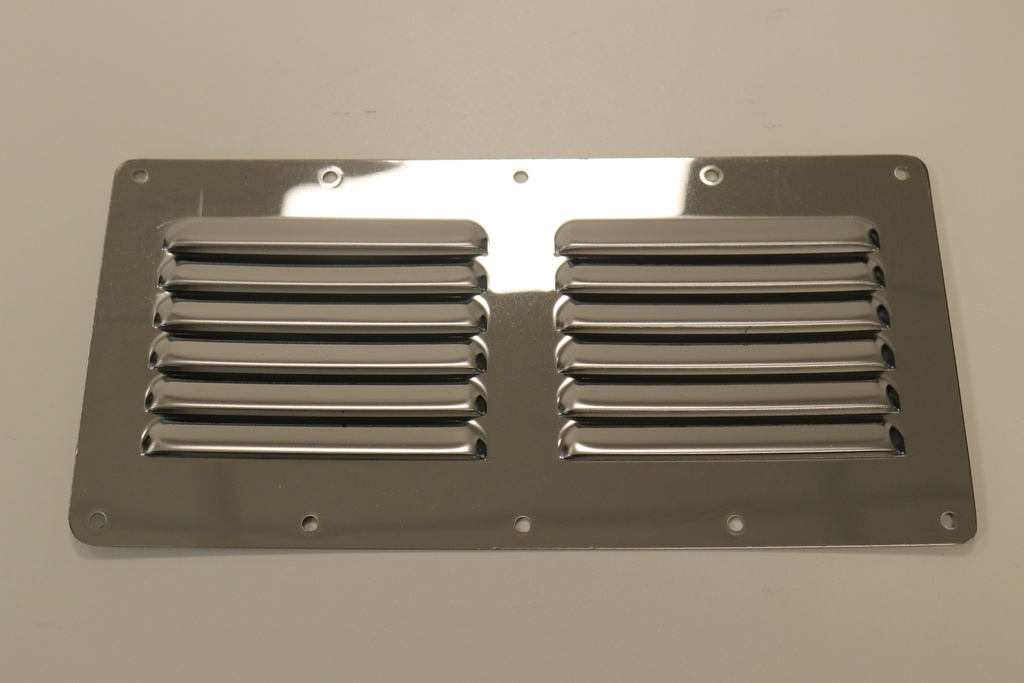 Grille de ventilation inox 230x120